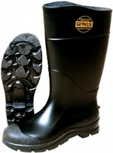 SERVUS BLACK SAFETY TOE KNEE BOOTS