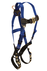 FALLTECH CONTRACTOR  7016QC Standard, Non-belted  1 Back D-ring; Tongue Buckle Legs and Quick Connect Chest Buckle