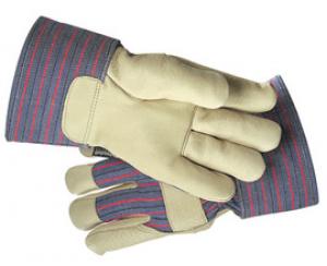 Liberty Blue, Red Stripe And Natural Pigskin Thinsulate™ Lined Cold Weather Gloves