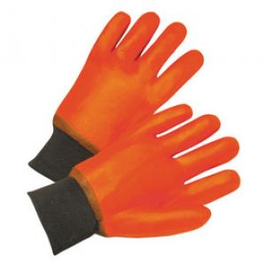 Liberty Orange PVC Jersey Lined Cold Weather Gloves